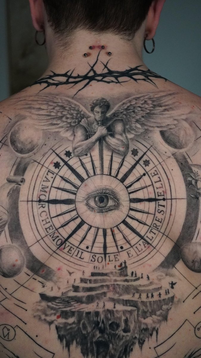 Photo of the tattoo titled Full Back Masterpiece by Corbucci