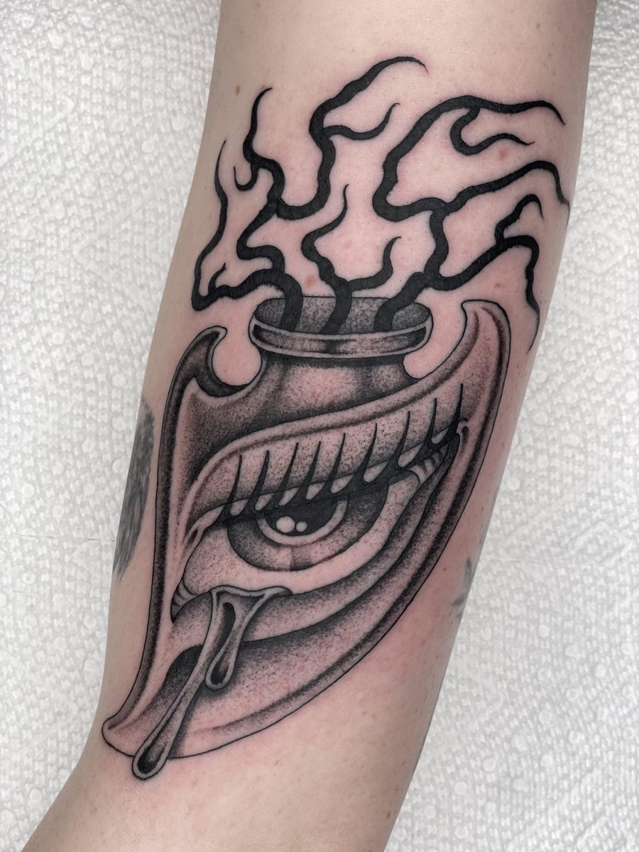 Photo of the tattoo titled Matching Sacred Hearts Tattoo