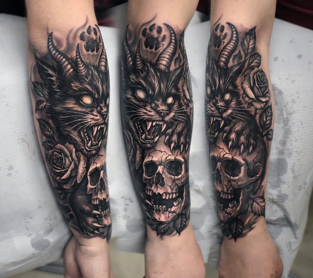 Photo of the tattoo titled Second Sleeve Begins: First Session