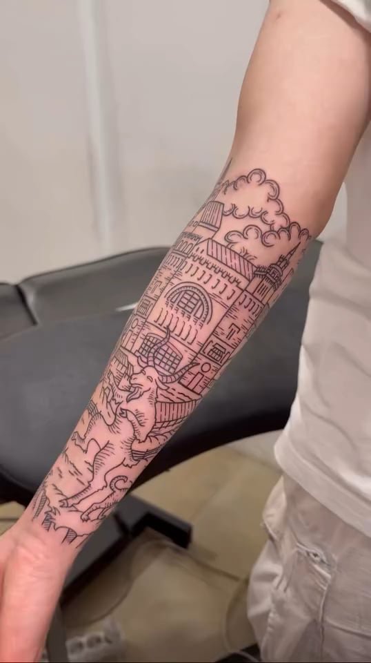 Photo of the tattoo titled My Incredible Half Sleeve