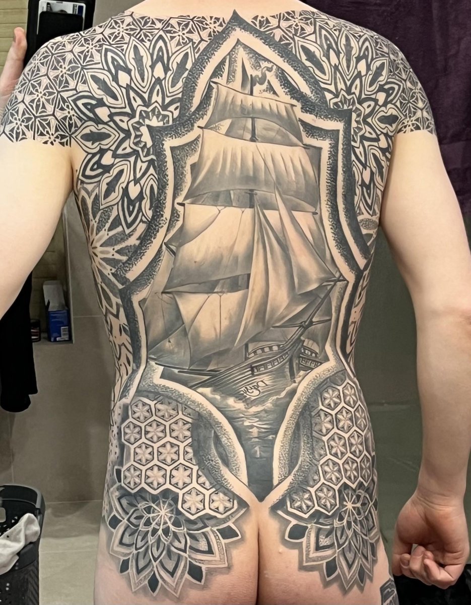 Photo of the tattoo titled Torso Art Progress