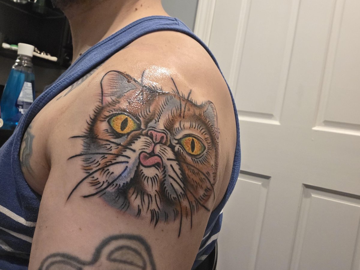 Photo of the tattoo titled Remembering My Little Buddy Fast Eddie