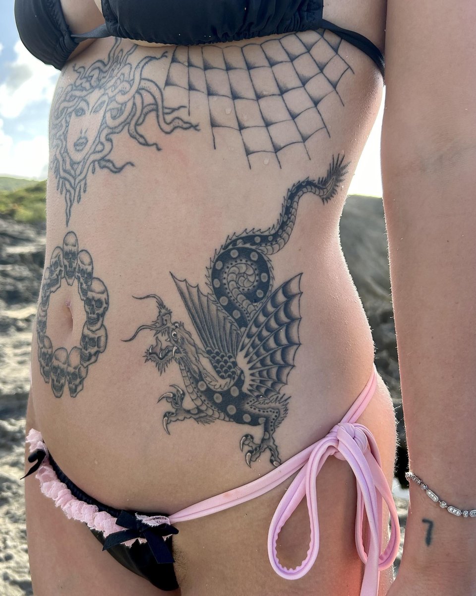 Photo of the tattoo titled Dragon Tattoo Symbolizing Strength