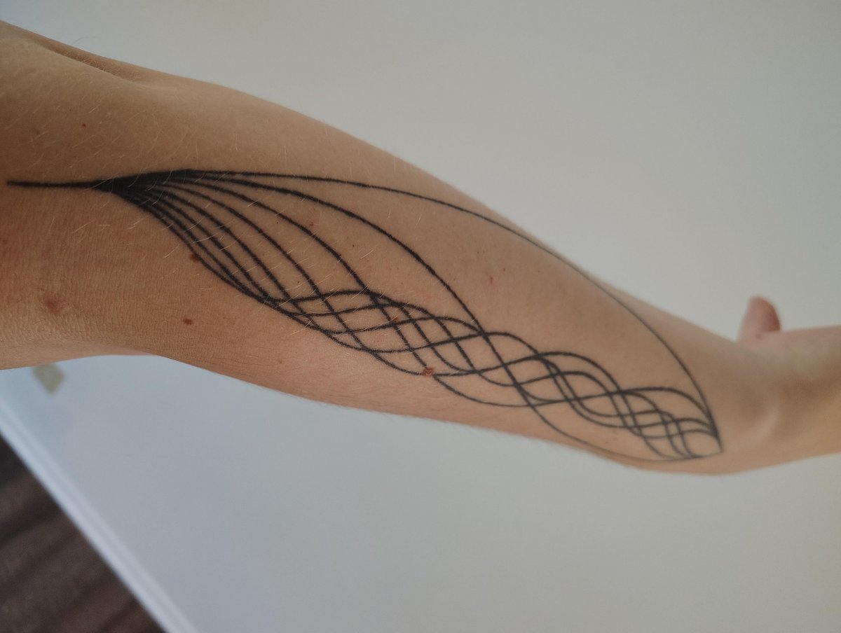 Photo of the tattoo titled Harmonic Series Music Tattoo