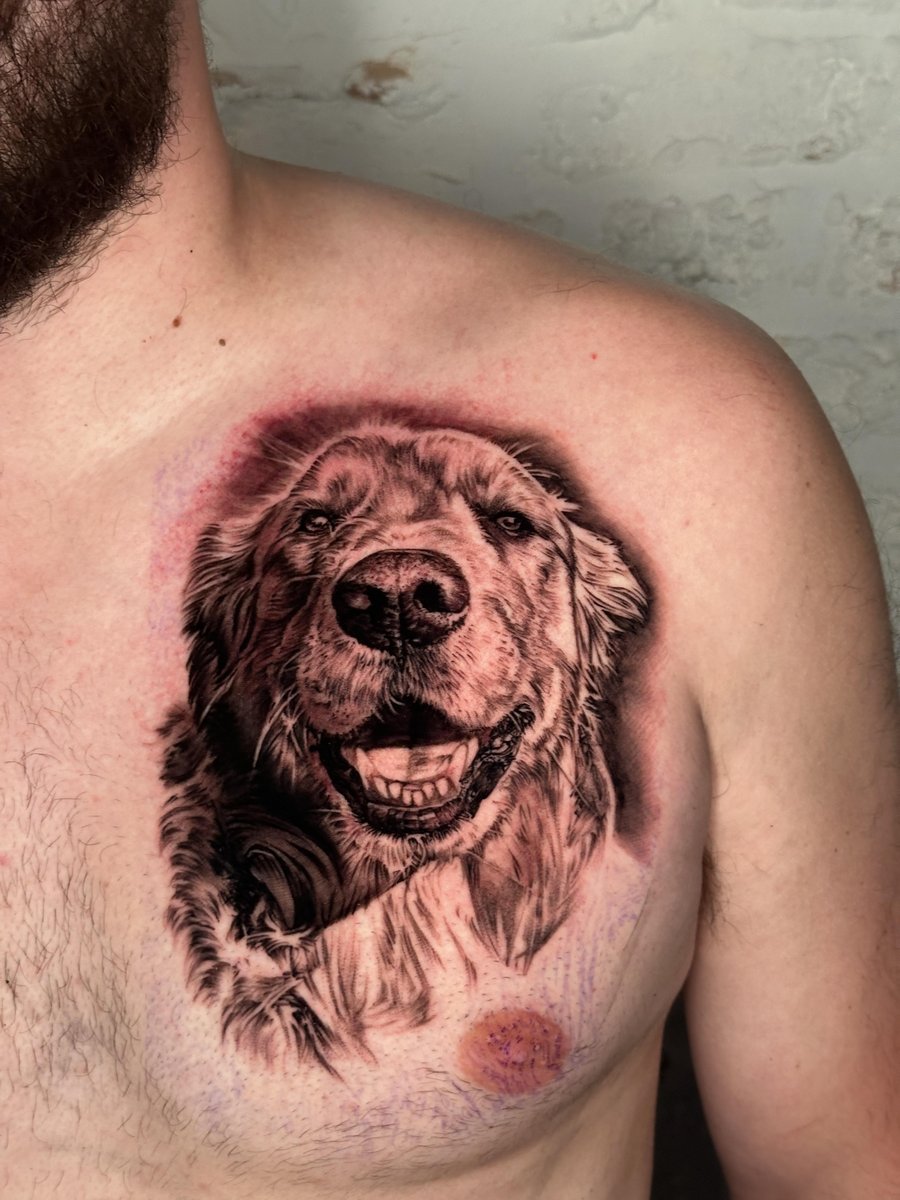 Photo of the tattoo titled Adorable Puppers by Manny Abadi