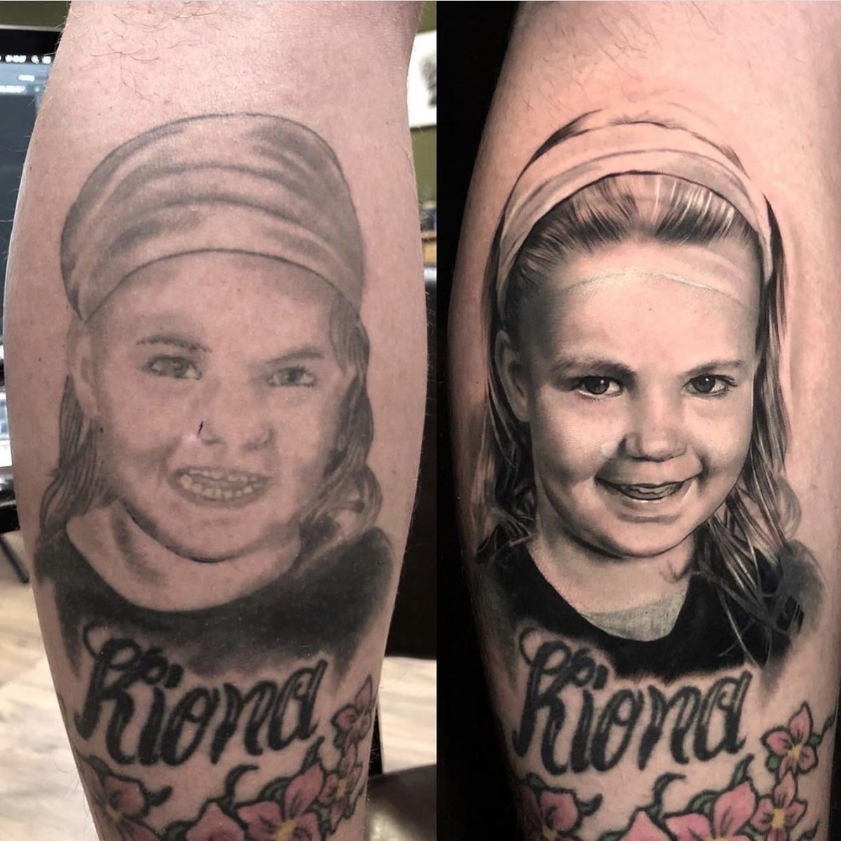 Photo of the tattoo titled Portrait Tattoo Correction