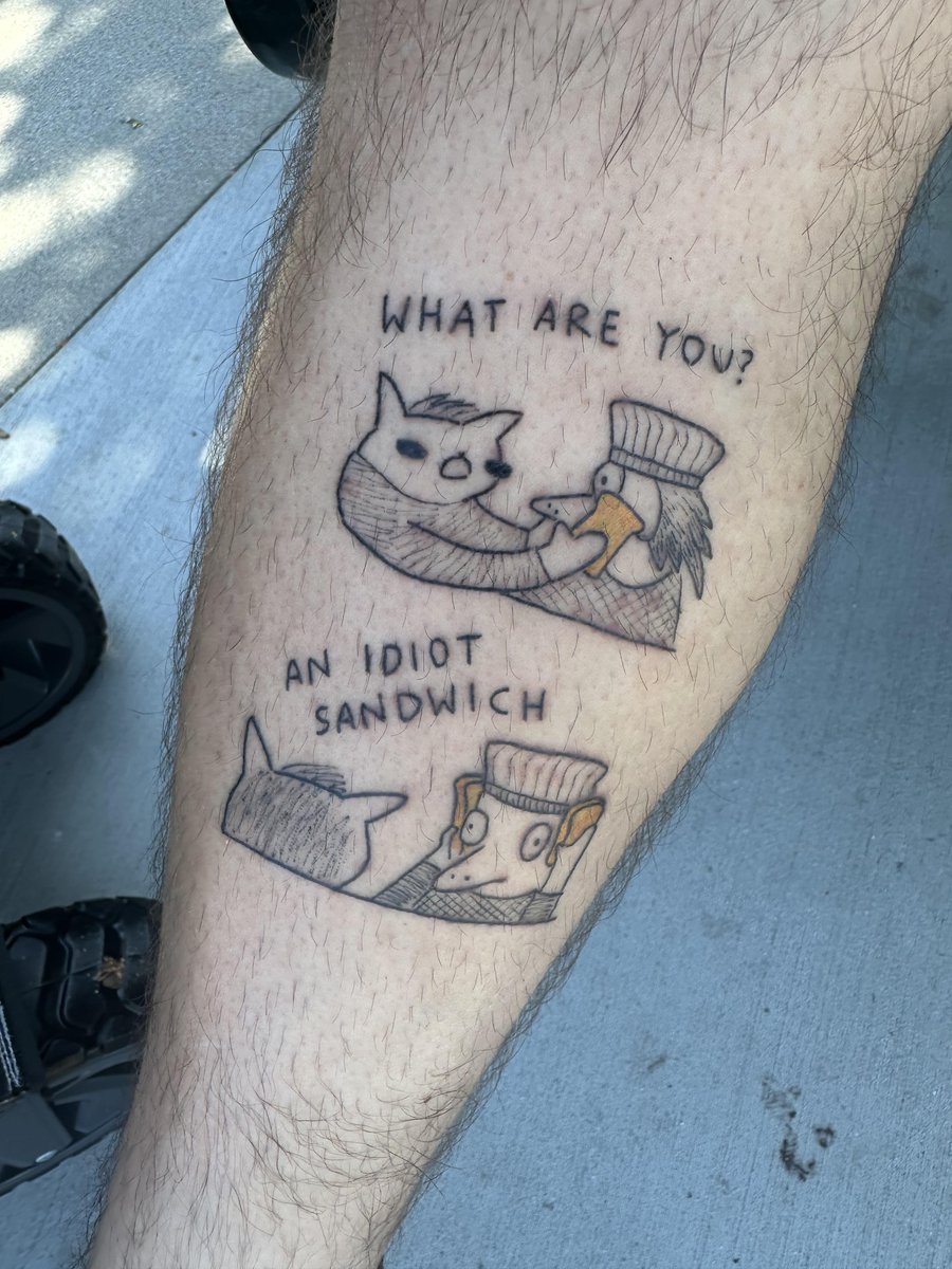 Photo of the tattoo titled Memespiration: My Favorite Tattoo