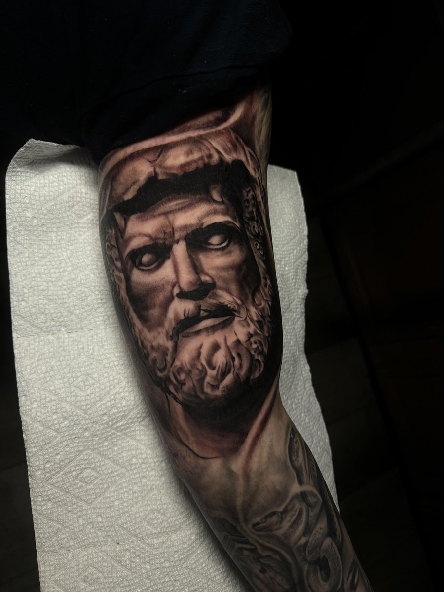 Photo of the tattoo titled Inner Bicep Sleeve Completion