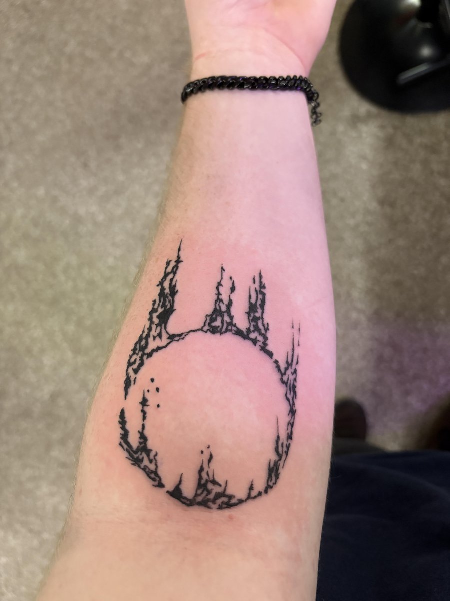 Photo of the tattoo titled My First Tattoo: The Darksign