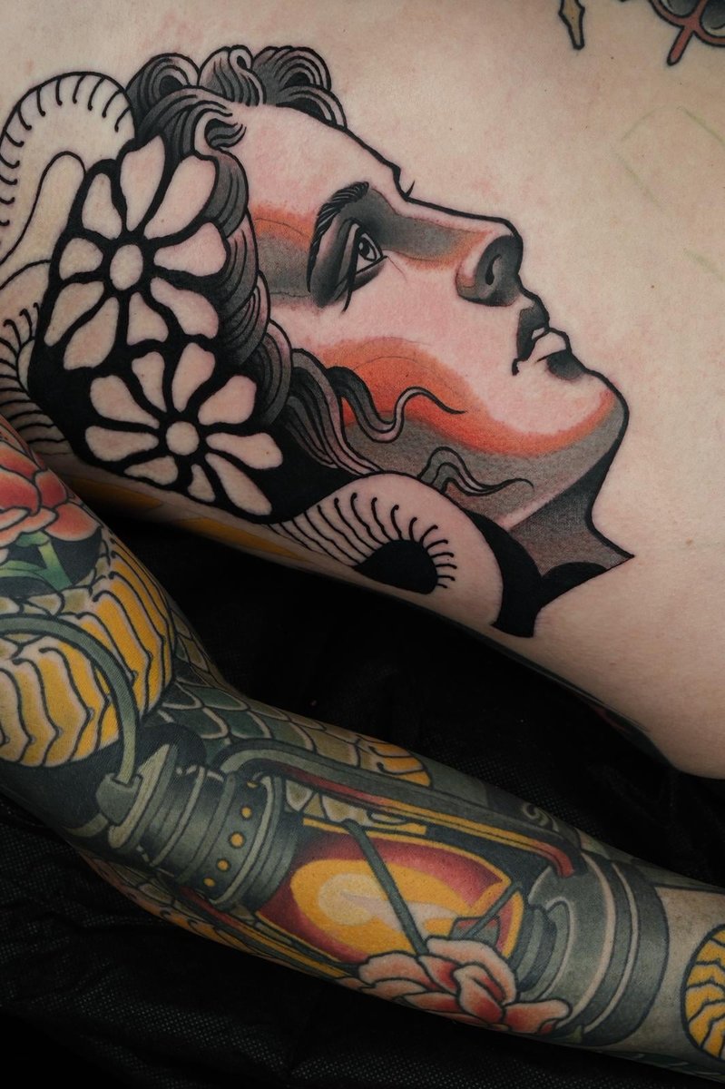 Photo of the tattoo titled My First Rib Tattoo