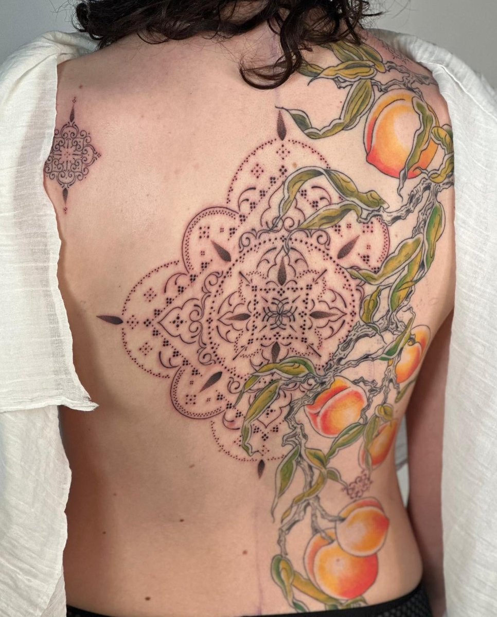 Photo of the tattoo titled Obsessed with my new mandala