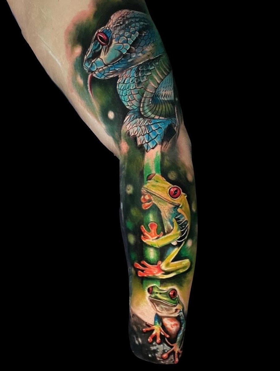 Photo of the tattoo titled Rainforest Project Tattoo
