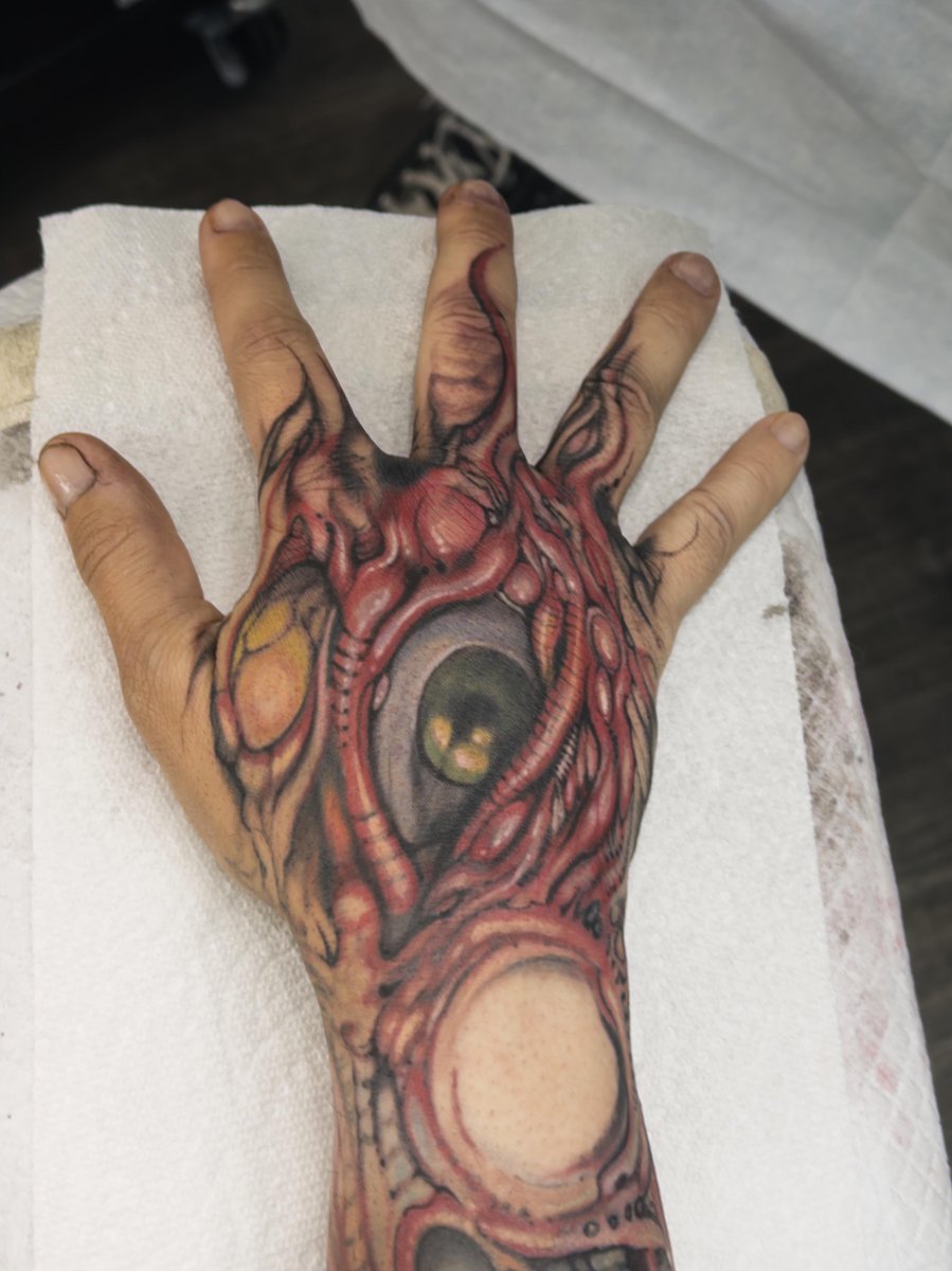 Photo of the tattoo titled Vancouver Sleeve Progress