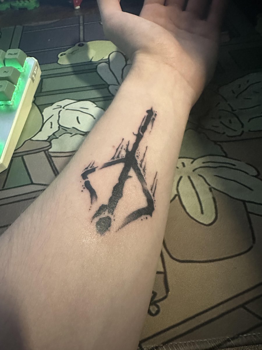 Photo of the tattoo titled First Bloodborne Tattoo in Gdańsk