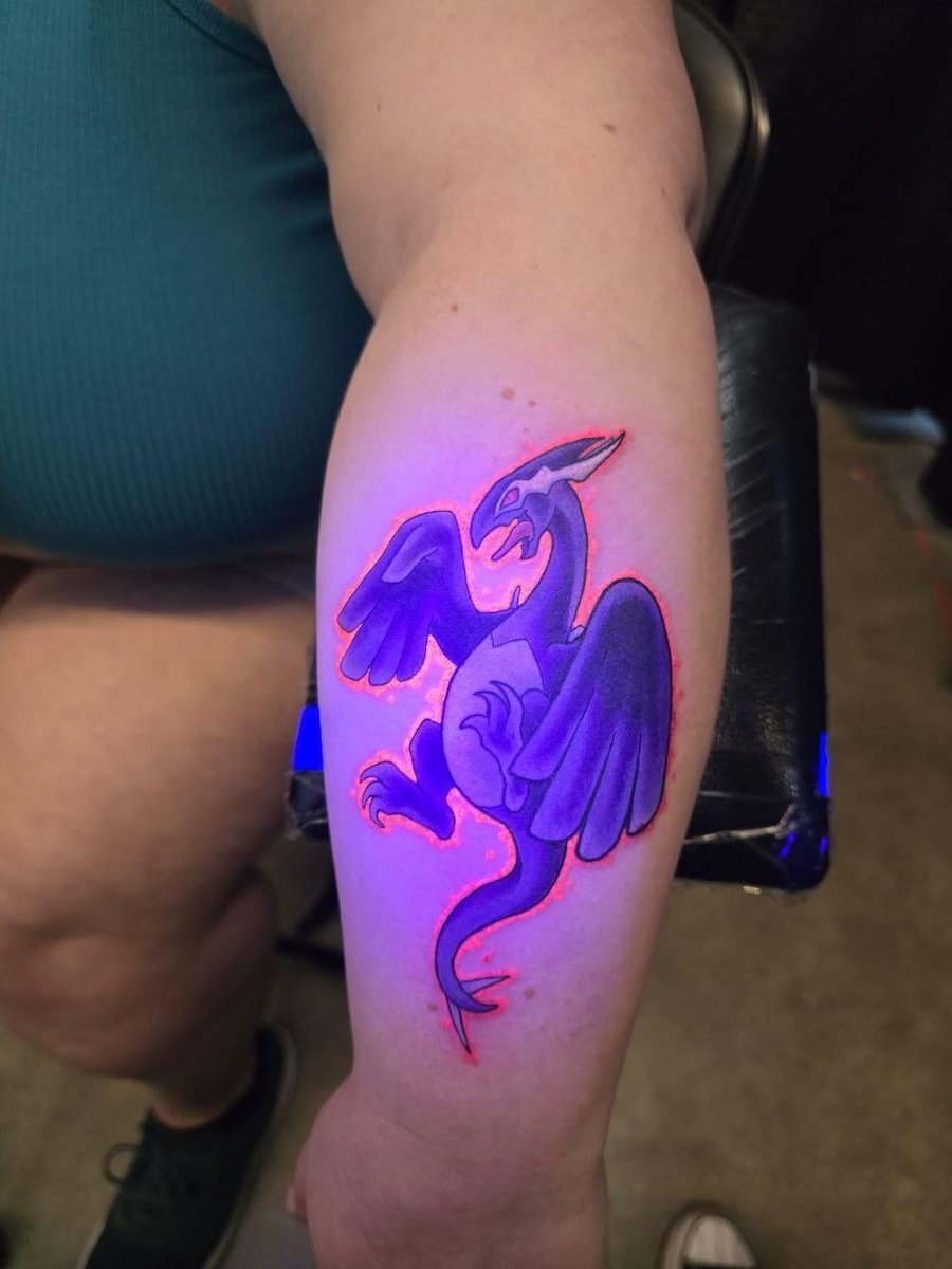 Photo of the tattoo titled Shadow Lugia Tribute