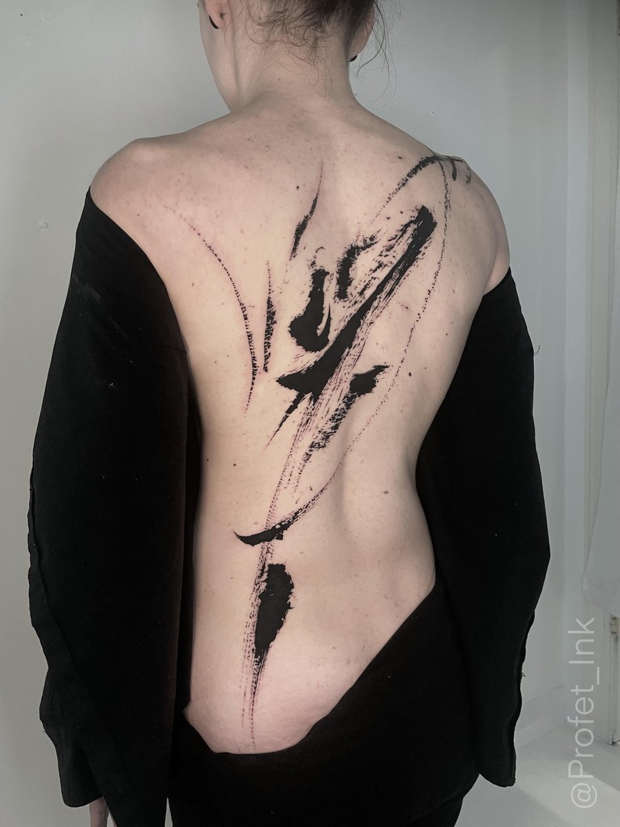Photo of the tattoo titled Song's Abstract Dance on Skin